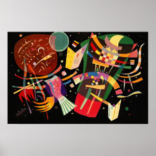 Composition X Biomorphic Abstraction -  Kandinsky  Poster
