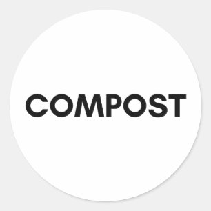 compost classic round sticker