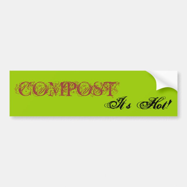 Compost...It's hot! Sticker (Front)