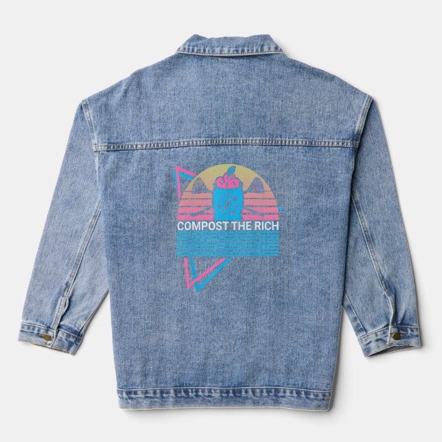 Compost The Rich Compost The Rich Composting Retro Denim Jacket (Back)