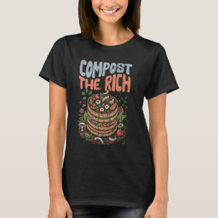 Compost The Rich Retro Biodynamic Gardening Electr T-Shirt