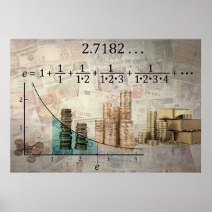 COMPOUND INTEREST - EULER'S EQUATION POSTER