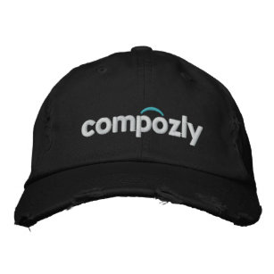 Compozly embroidered hat