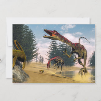 Compsognathus dinosaurs - 3D render