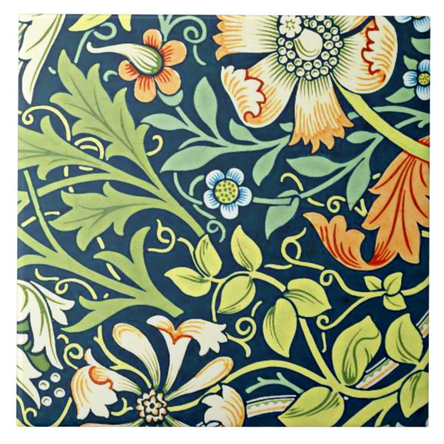 Compton, a William Morris pattern, Ceramic Tile (Front)