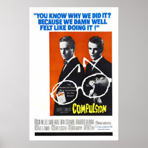 Compulsion 1959 POSTER PRINT A5-A1 50s American