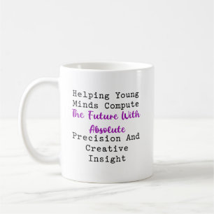 Compute Future Precision Creative Insight Math Coffee Mug