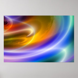 Computer Abstract Art Posters Digital Art Print