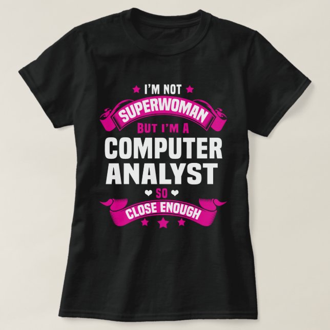 Computer Analyst T-Shirt (Design Front)
