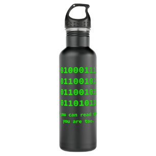 Computer Binary Code Programmer, Software Engineer 710 Ml Water Bottle