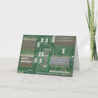 computer birthday card