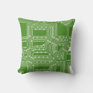 Computer board pattern cushion