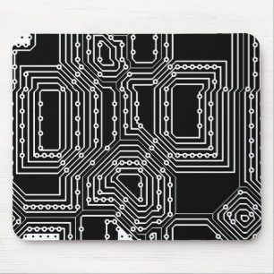 Computer board pattern mouse pad