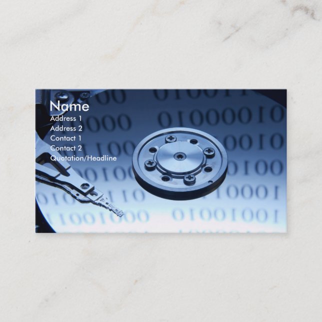 Computer Business Card (Front)
