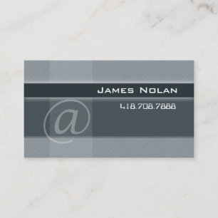 Computer Business Cards Grey Abstract Angle