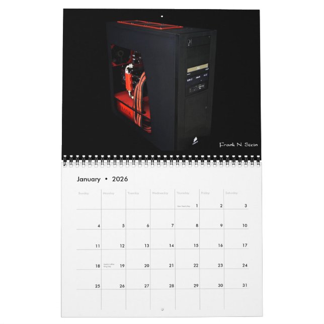 Computer Calendar - Frank N Stein PC (Jan 2026)