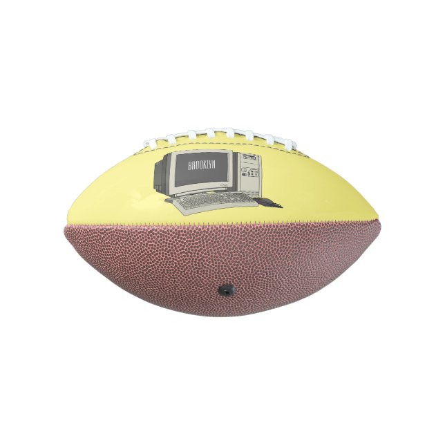Computer cartoon illustration  football (Rotated 270)
