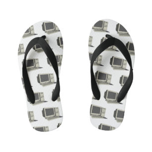 Computer cartoon illustration kid's thongs