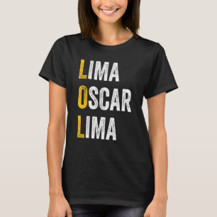 Computer Chat Shortcuts Lima Oscar Lima Lol T-Shirt