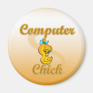 Computer Chick Magnet
