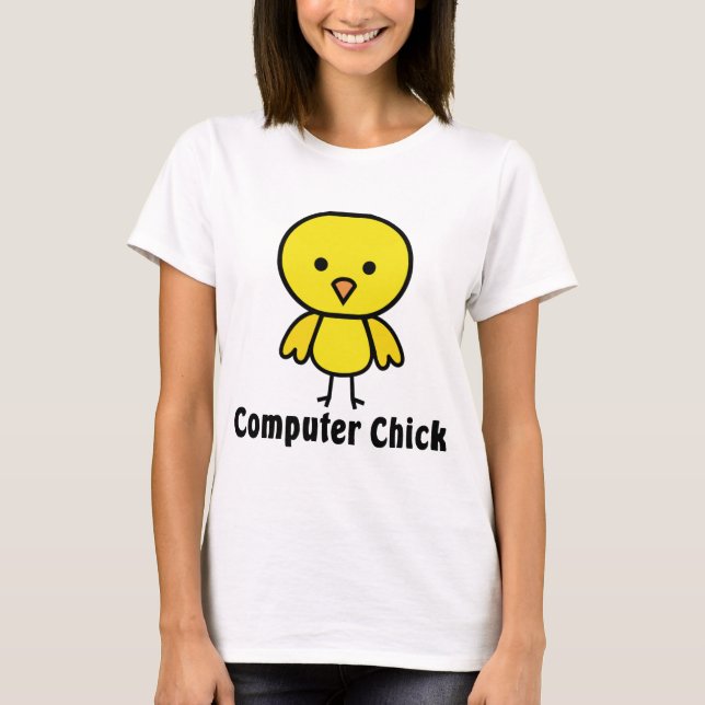 Computer Chick T-Shirt (Front)