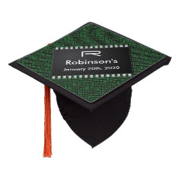 Computer Chip on Green Board +Add Your Information