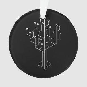 Computer Chip Tree Programmer Coder Engineer Tech Ornament