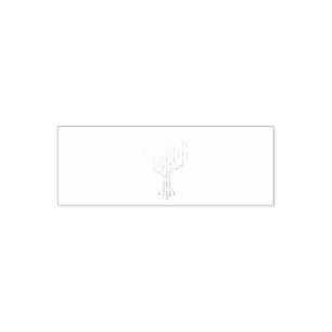 Computer Chip Tree Programmer Coder Engineer Tech Self-inking Stamp
