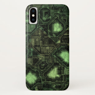 Computer circuit background iPhone x case