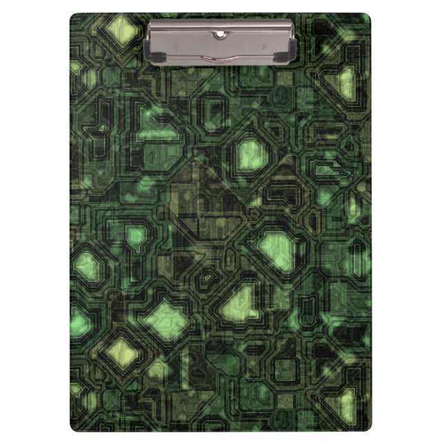 Computer circuit background clipboard (Front)