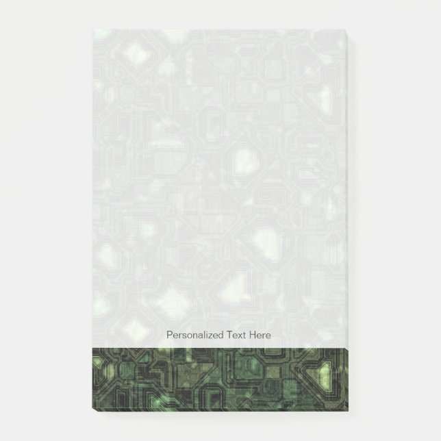 Computer circuit background post-it notes (Front)