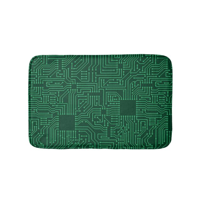 Computer circuit board bath mat (Front)