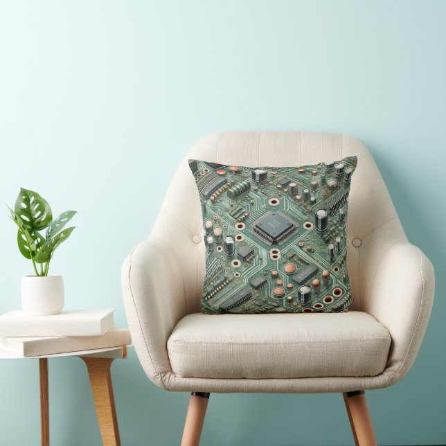 Computer Circuit Board Cushion (Chair)