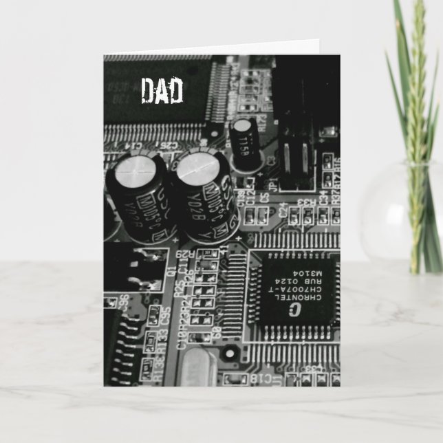 Computer Circuit Board Dad Card (Front)