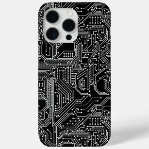 Computer Circuit Board iPhone 15 Pro Max Case