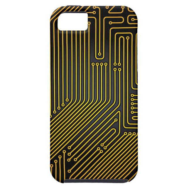 Computer circuit board pattern Case-Mate iPhone case (Back)