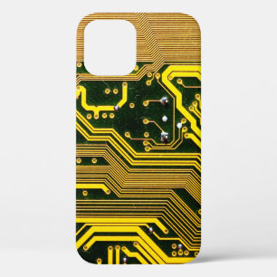 computer circuit boardtelecommunication,abstract,a iPhone 12 case
