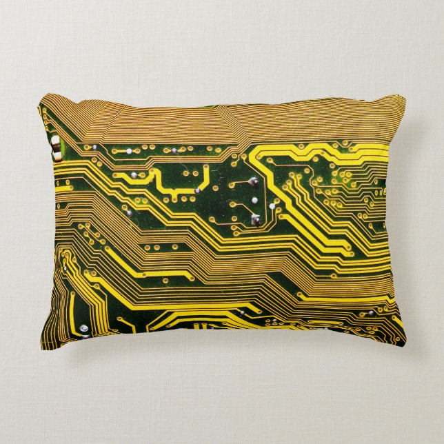 computer circuit boardtelecommunication,abstract,a decorative cushion (Front)