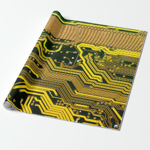 computer circuit boardtelecommunication,abstract,a wrapping paper