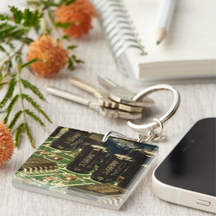 Computer Circuits for Technophiles PCB PCU Key Ring