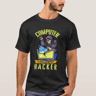 Computer Code Cybersecurity Computer Hacker T-Shirt