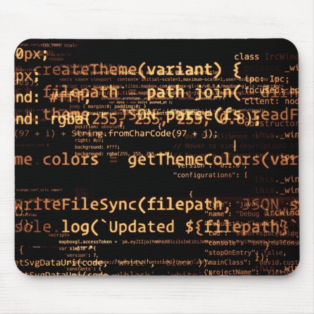 Computer code mouse pad (Front)