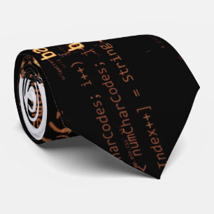 Computer code tie