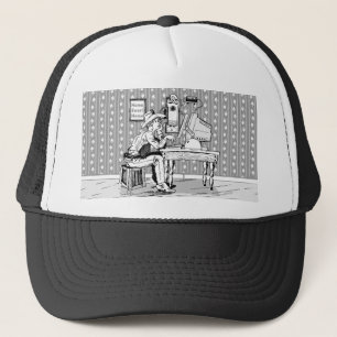 Computer Cowboy Trucker Hat