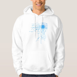 Computer CPU Chip PCB Circuit Design Tech Gift Hoodie