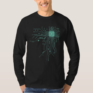 Computer CPU Chip PCB Circuit Design Tech Gift T-Shirt