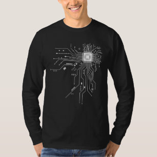 Computer CPU Chip PCB Circuit Design Tech Gift T-Shirt