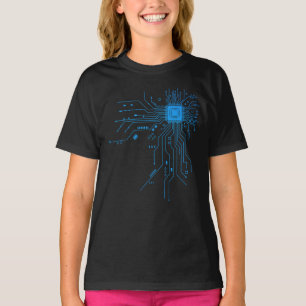 Computer CPU Chip PCB Circuit Design Tech Gift T-Shirt