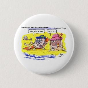 Computer Dating? Funny Gifts Tees & Collectibles 6 Cm Round Badge