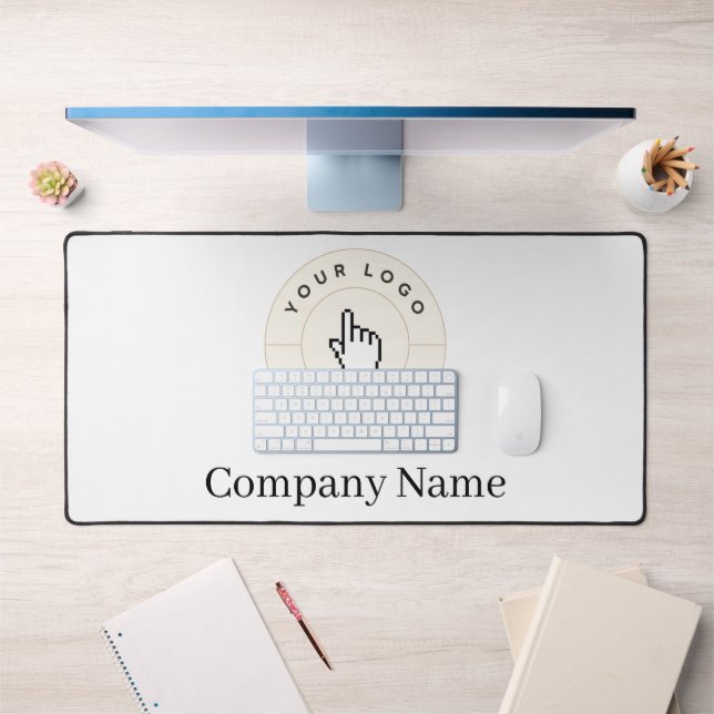 Computer Desk Mat - Custom (add text/logo)  (Office 1)